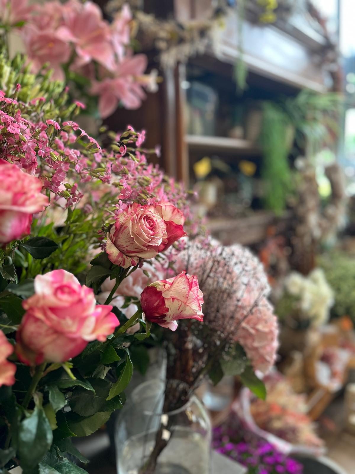 Bouquets de fleurs fraîches variées